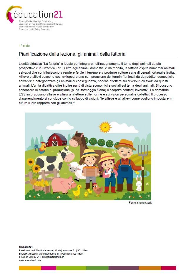 Gli animali della fattoria