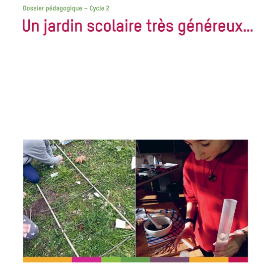 page de couverture un jardin très génreux